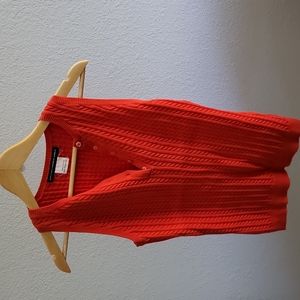 Ralph Lauren Gold Red Sleeveless Top